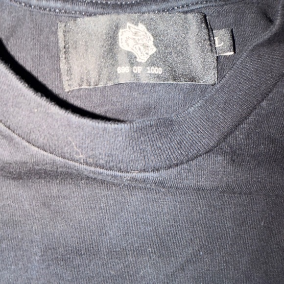 Darc Sport Black Wolves Floral Graphic Tee - Picture 3 of 3